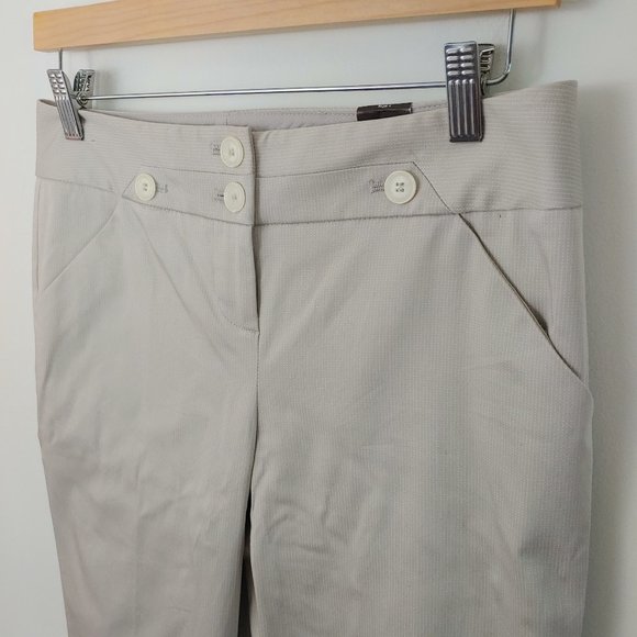 The Limited Cassidy Fit Khaki Trousers size 4 NWT - Picture 2 of 9